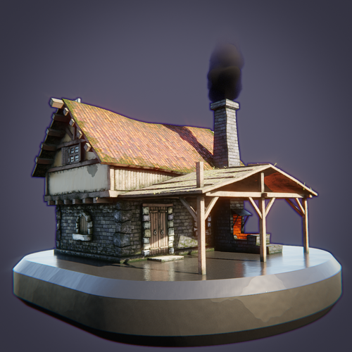 Medieval House 005 - Blacksmith preview image